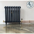 CI-SH745-09-PITCHBLACK-CG00 - Shelbourne 3 Column Victorian Cast Iron Radiator H745mm x W1876mm CI-SH745-09-PITCHBLACK-CG00 - Shelbourne 3 Column Victorian Cast Iron Radiator H745mm x W1876mm